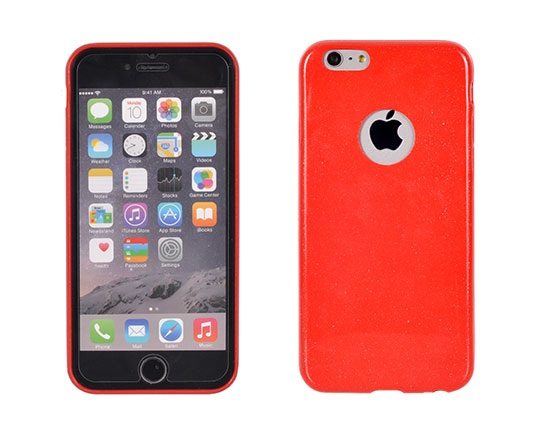 Pouzdro Candy Case Slim 0,3mm Apple iPhone 7 / 7S červené