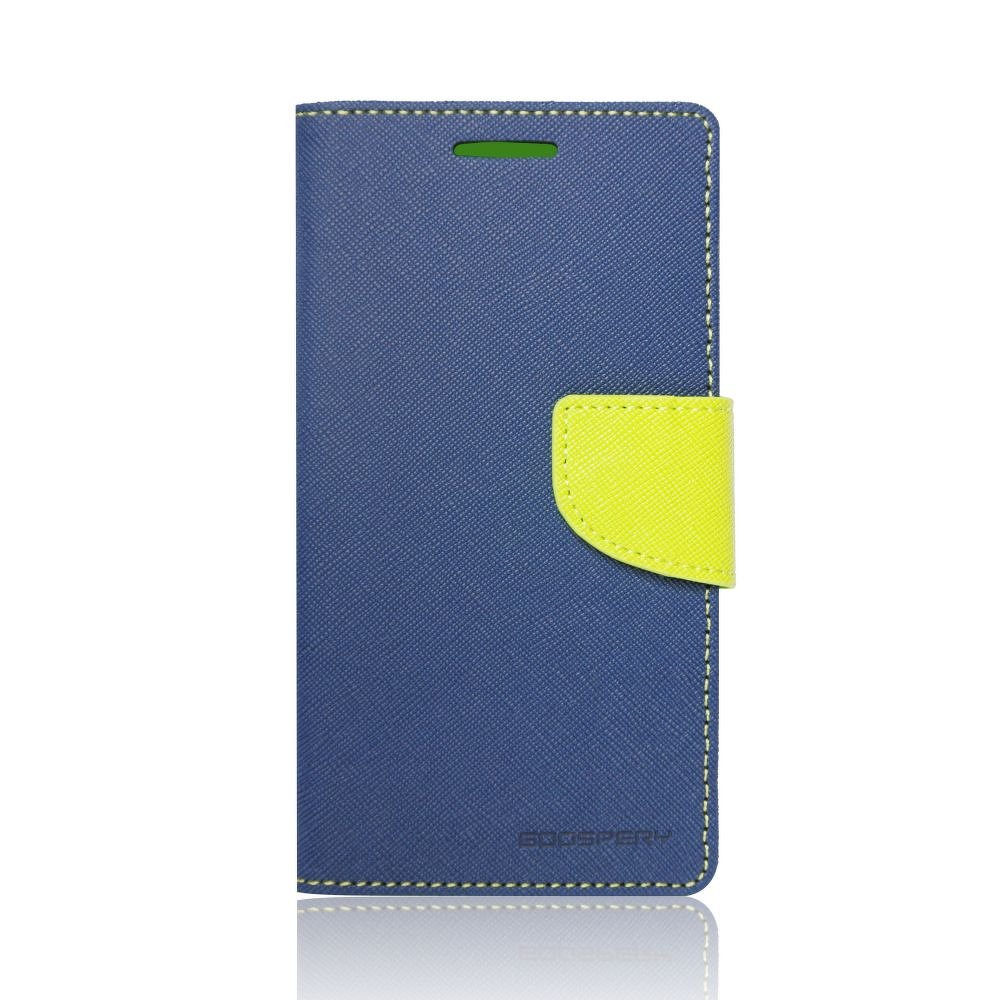 Pouzdro Fancy Diary Mercury Samsung Galaxy E7 modro zelené