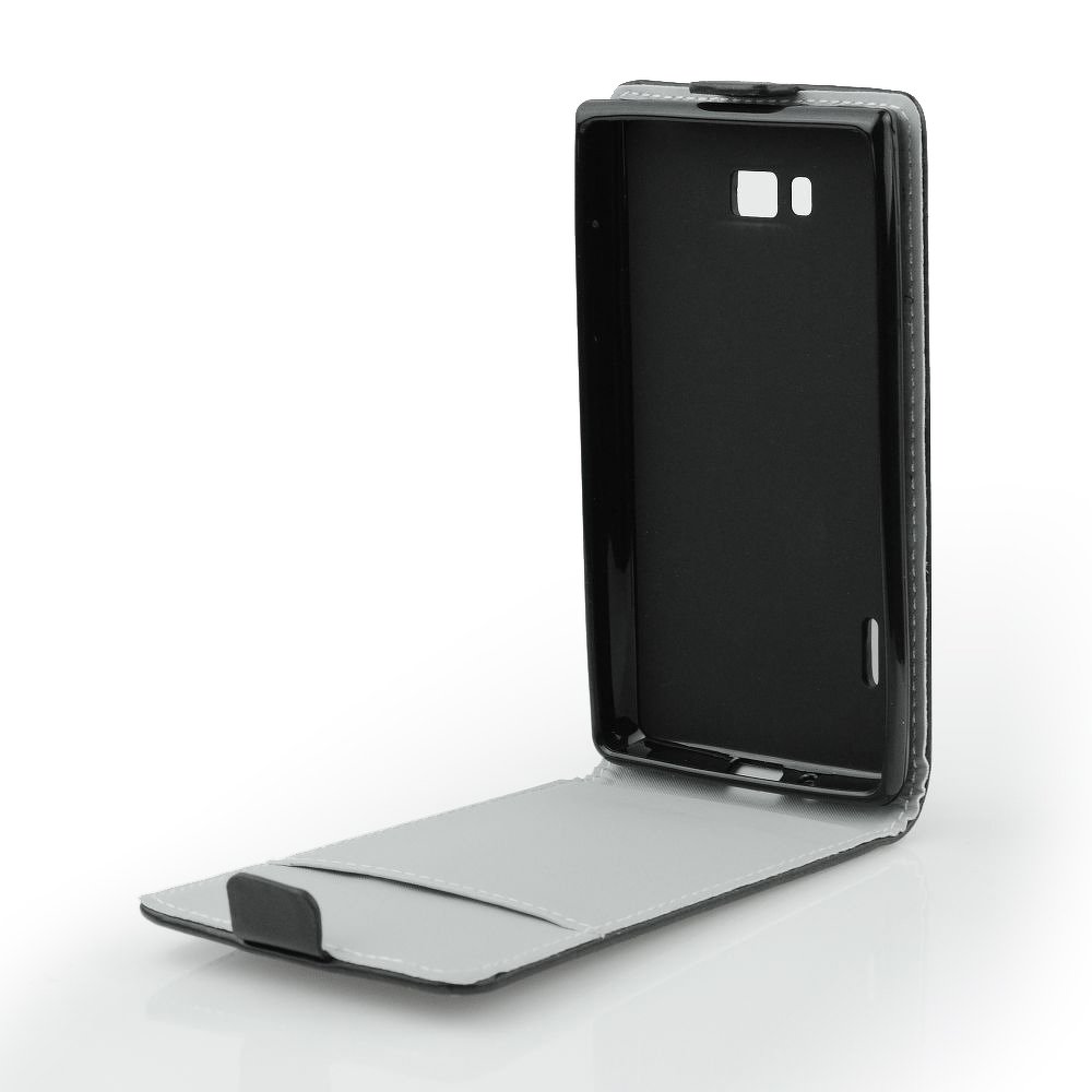 Pouzdro knížka Slim Flexi Alcatel One Touch Idol (OT6030) černé