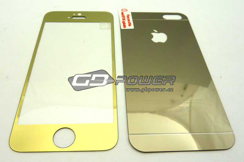 Temperované sklo Apple iPhone 6 Plus 5,5 přední + zadní zlaté