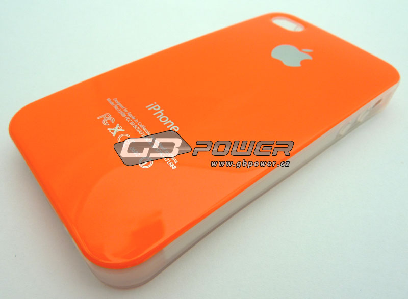 Pouzdro ETUI Apple iPhone 4 / 4S reflexně oranžové