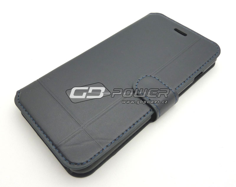 Pouzdro Leather Apple iPhone 6 Plus černé