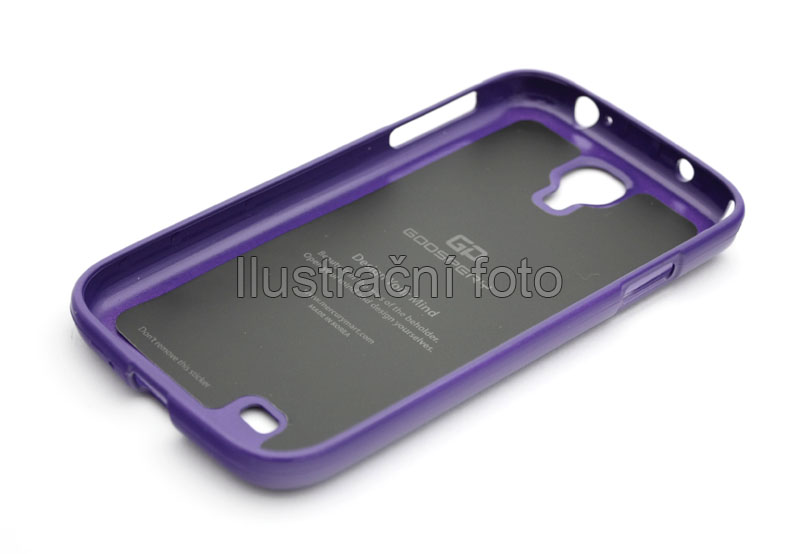 Pouzdro Jelly Mercury Samsung I9500 Galaxy S4 fialové