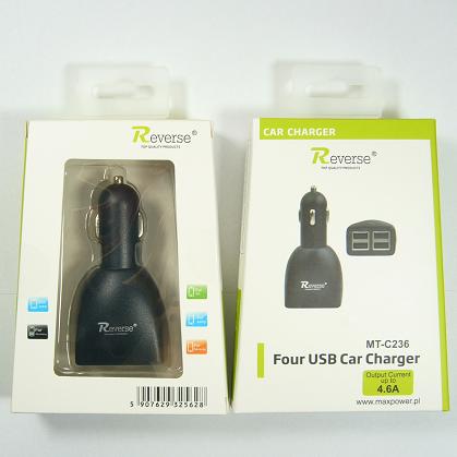 Autonabíječka Reverse 4 x USB 4.6A MT-C236