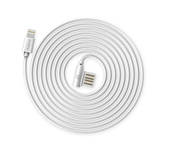 Datový kabel Apple iPhone 5 / 5S / 6 / 6S / 7 REMAX Rayen RC-075i Lightning bílý