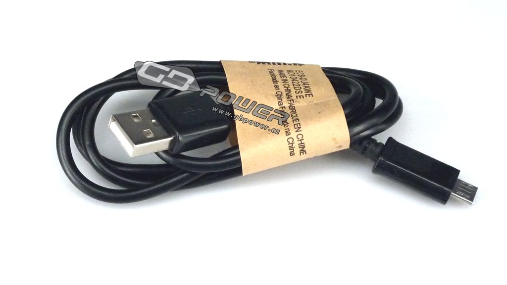 Datový kabel ECB-DU4AWE micro USB černý bulk 1m