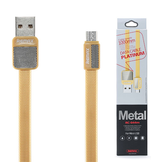 Datový kabel micro USB REMAX Platinum RC-044m zlatý