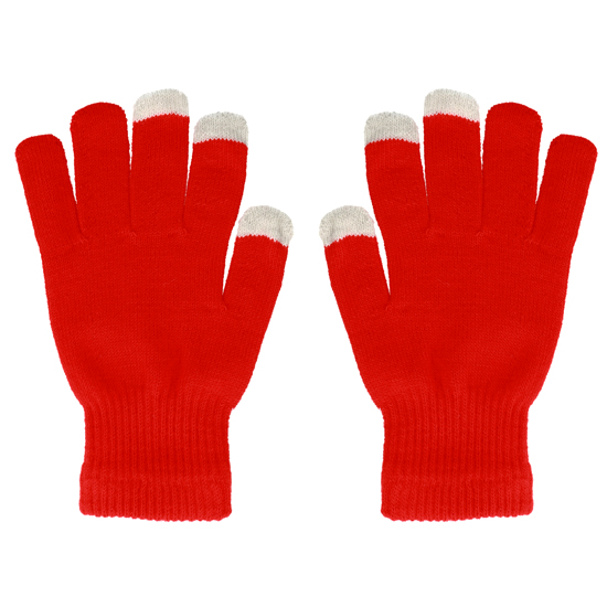Dotykové rukavice červené