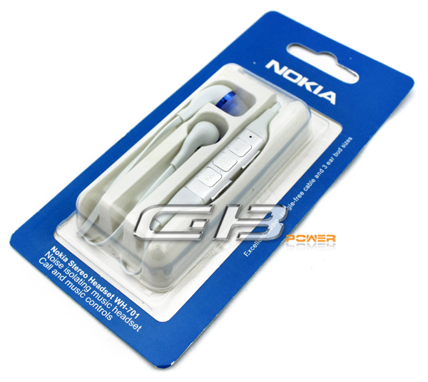 Hands Free Nokia WH-701 bílé originální blistr
