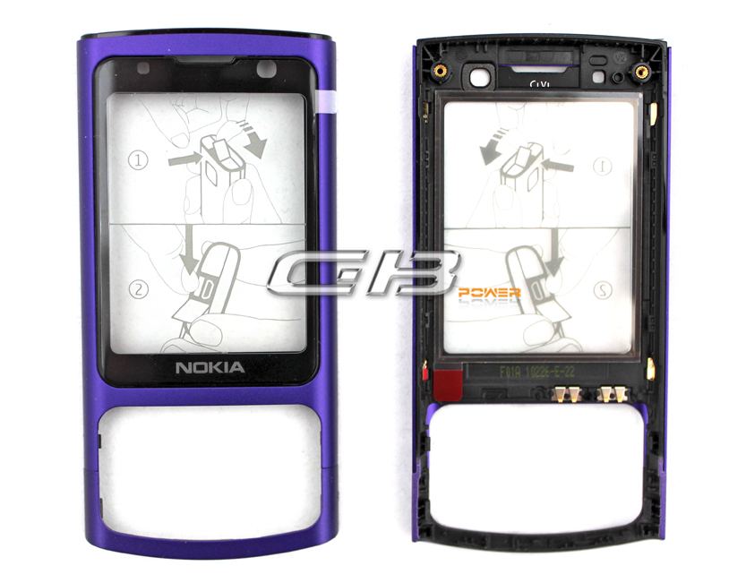 Nokia 6700 slide Kryt přední fialový originální