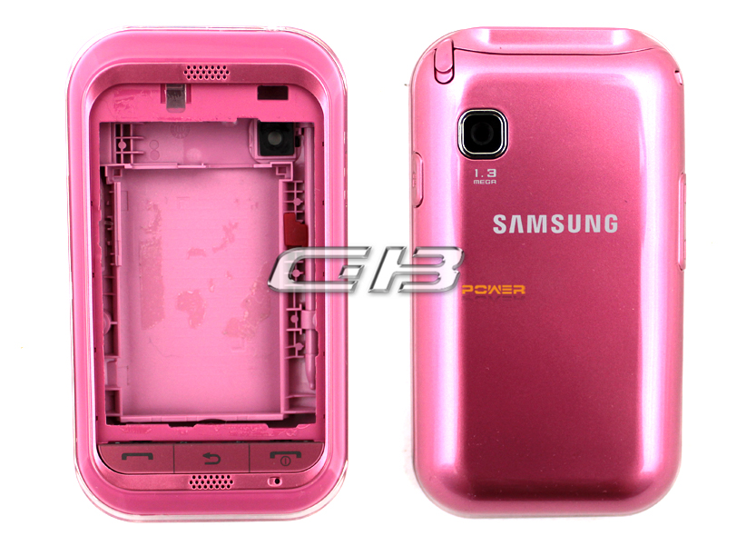 Kryt Samsung C3300 Champ růžový komplet + klávesnice + stylus originální demontáž