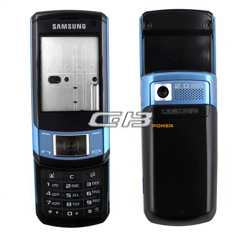 Kryt Samsung C5510 modrý kompletní + pojezd originální