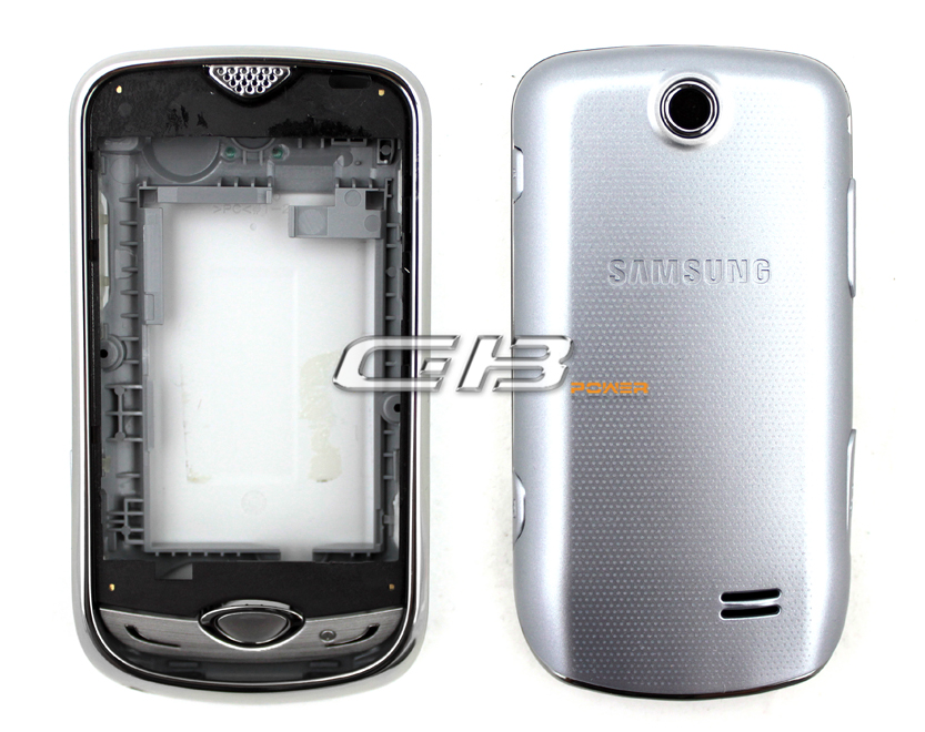Samsung S3370 Acton Kryt stříbrný kompletní originální