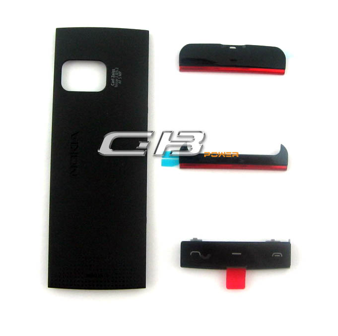 Kryt baterie Nokia X6 + části červený originální