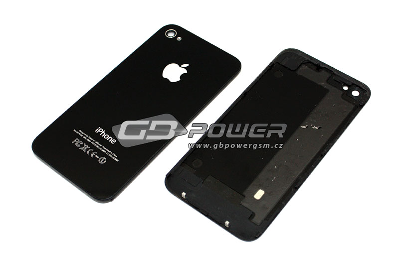 Apple iPhone 4 Kryt baterie černý originální (sklo) (A1332) demontáž