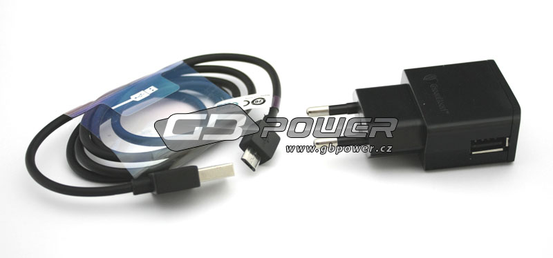 Nabíječka Sony Ericsson EP800 USB CAA-0002016-BV B + kabel EC 801 černá bulk