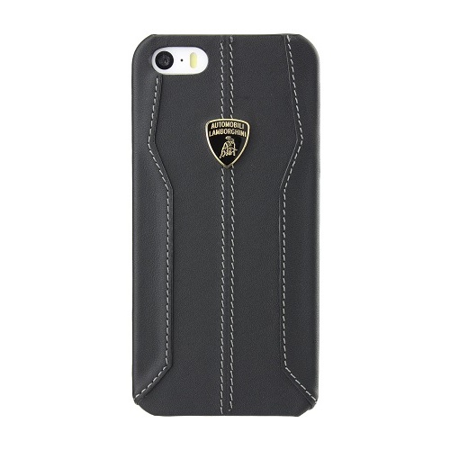 Pouzdro Back Case LAMBORGHINI iPhone 5 / 5S černé LB-HCIP5-HU/D1-BK