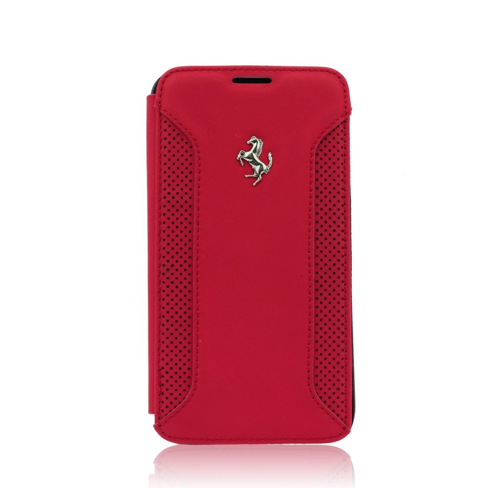 Pouzdro Book Case Ferrari Samsung G900F Galaxy S5 červené (FEF12FLBKS5RE)