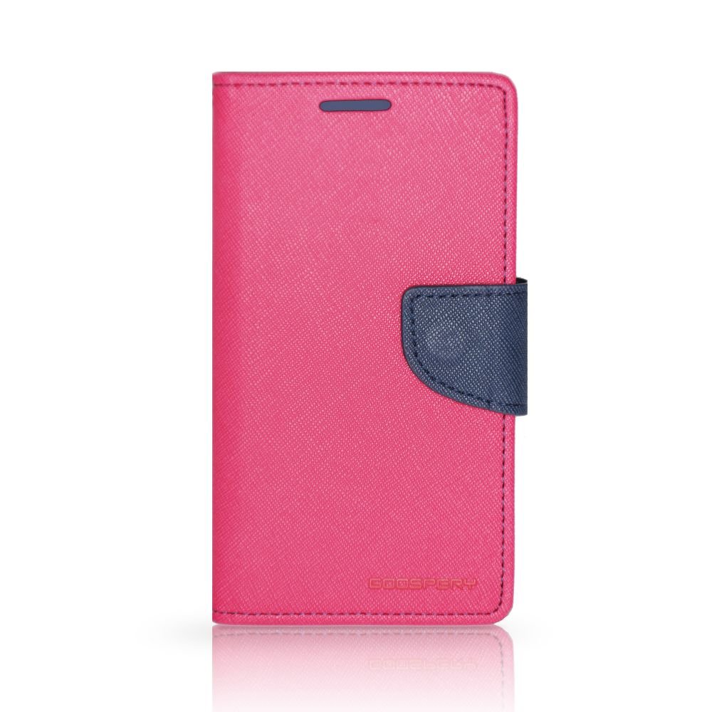 Pouzdro Fancy Diary Mercury HTC M8 modro růžové