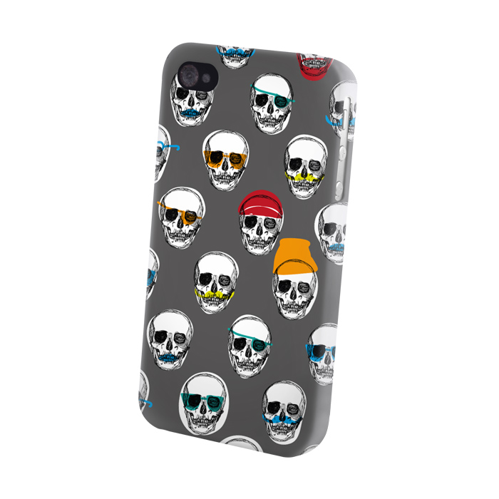 Pouzdro Fashion Crazy Skulls Microsoft Lumia 640