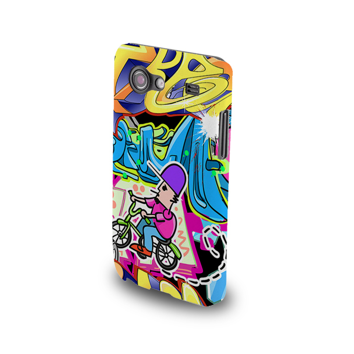 Pouzdro Fashion Graffiti Bike Samsung G357FZ Galaxy Ace 4