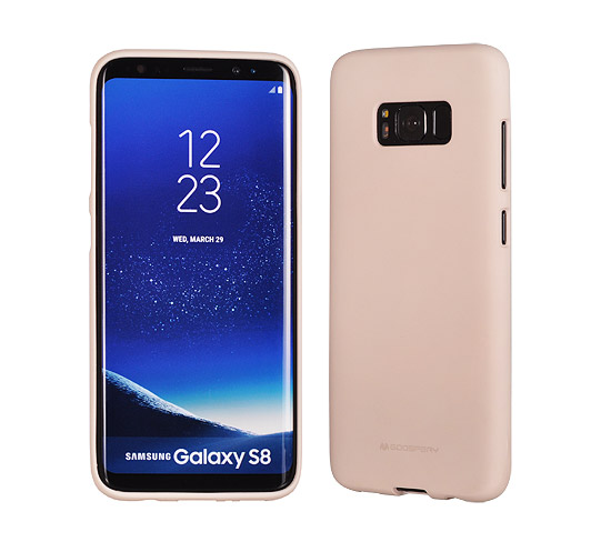 Pouzdro Mercury Soft Feeling TPU Samsung J320F Galaxy J3 2016 béžové