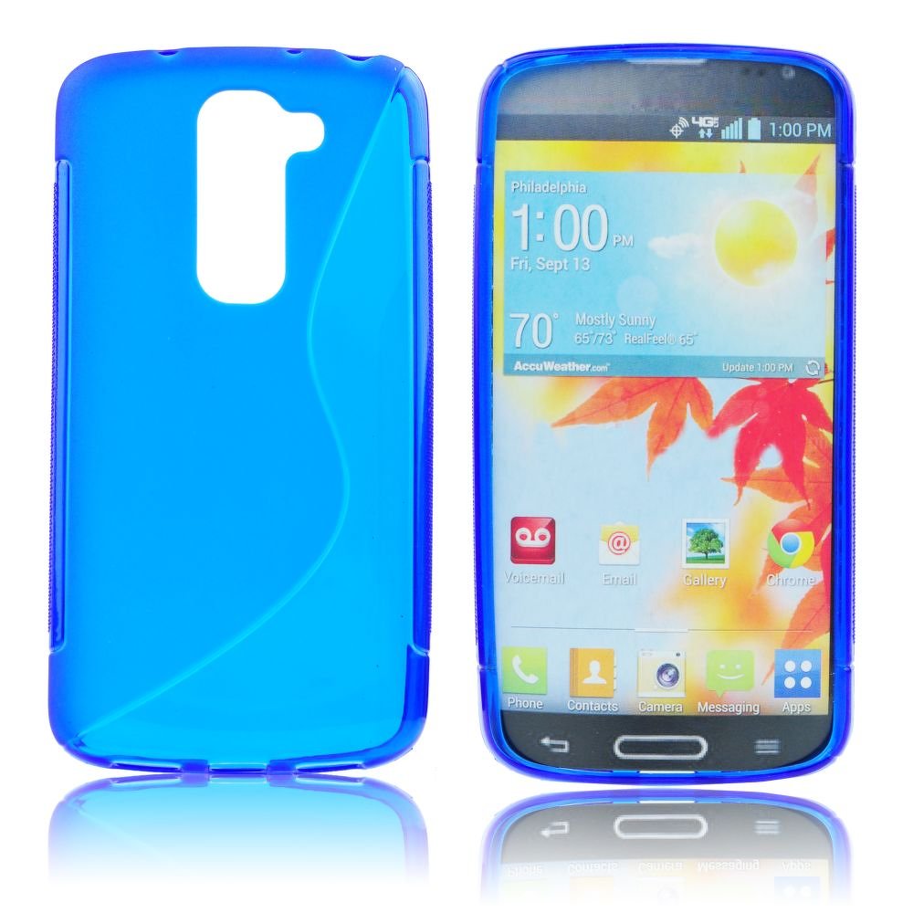 Pouzdro S-Case Samsung G900 Galaxy S5 modré vzor S