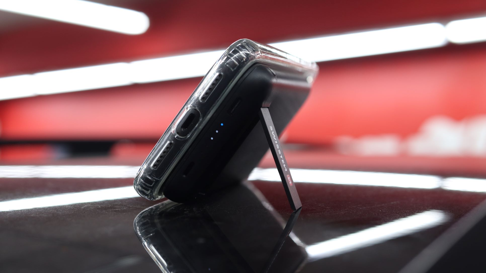 Pouzdro Swissten Clear Jelly MagStick iPhone 15 Plus transparentní