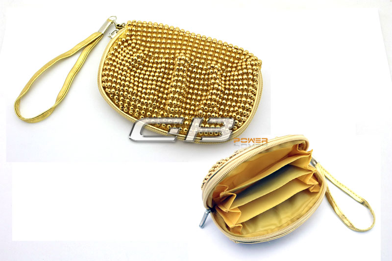 Pouzdro Woman kabelka zip zlaté kuličky
