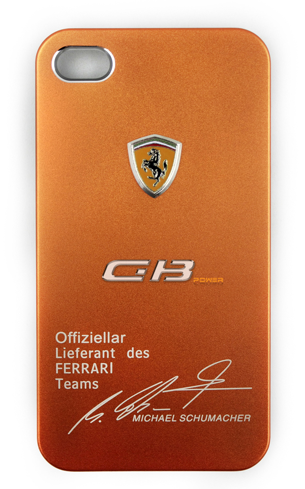 Pouzdro ZEPA iPhone 4 zlaté Ferrari blistr