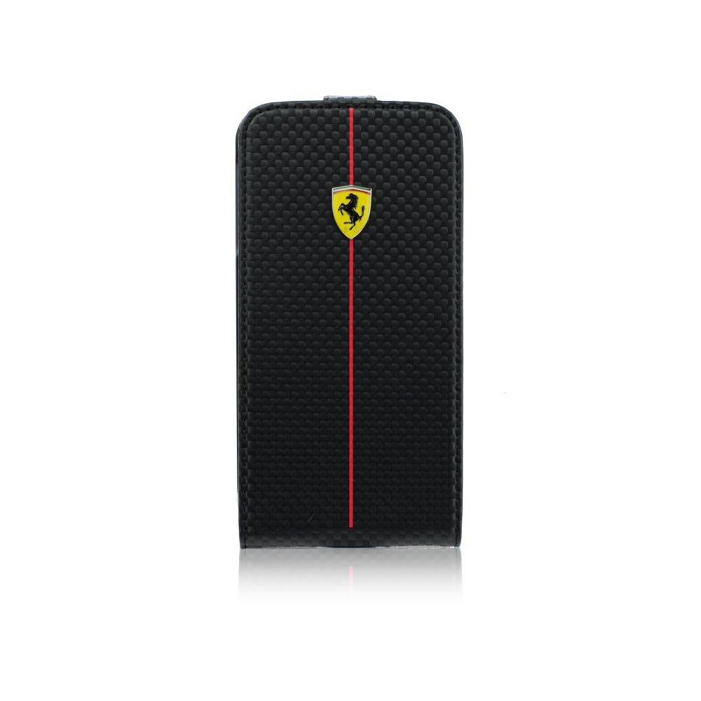 Pouzdro knížka Book Ferrari F1 FEFOCFLS5BL Samsung G900F Galaxy S5 černé