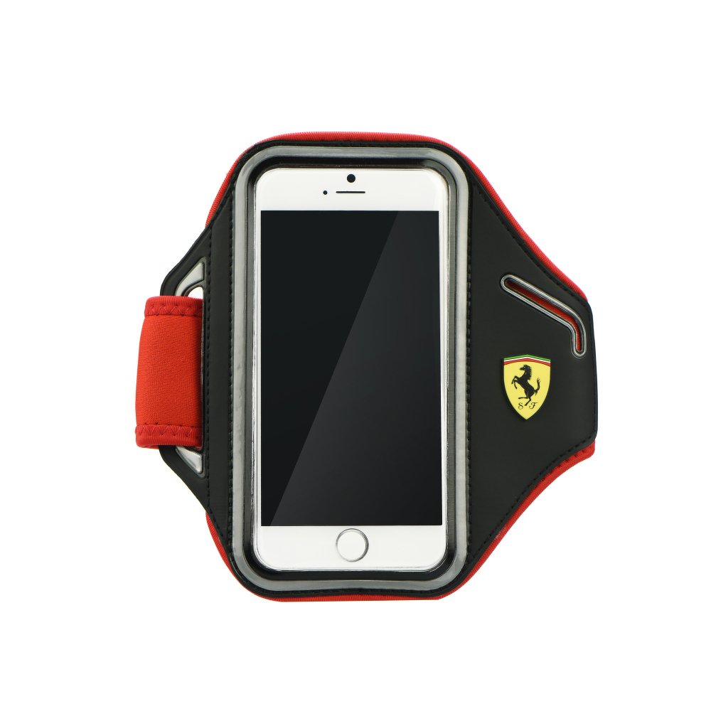 Pouzdro na ruku Ferrari A2 FESCABP6BK Apple iPhone 6 4,7 černé
