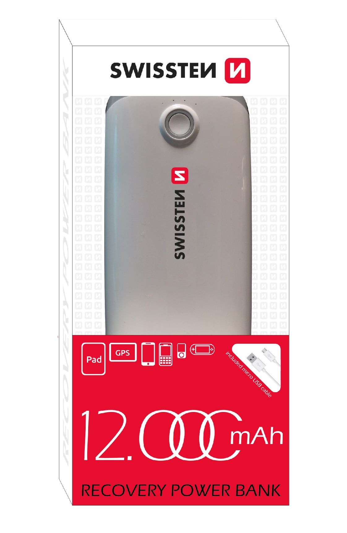 Power Bank SWISSTEN 12000 mAh