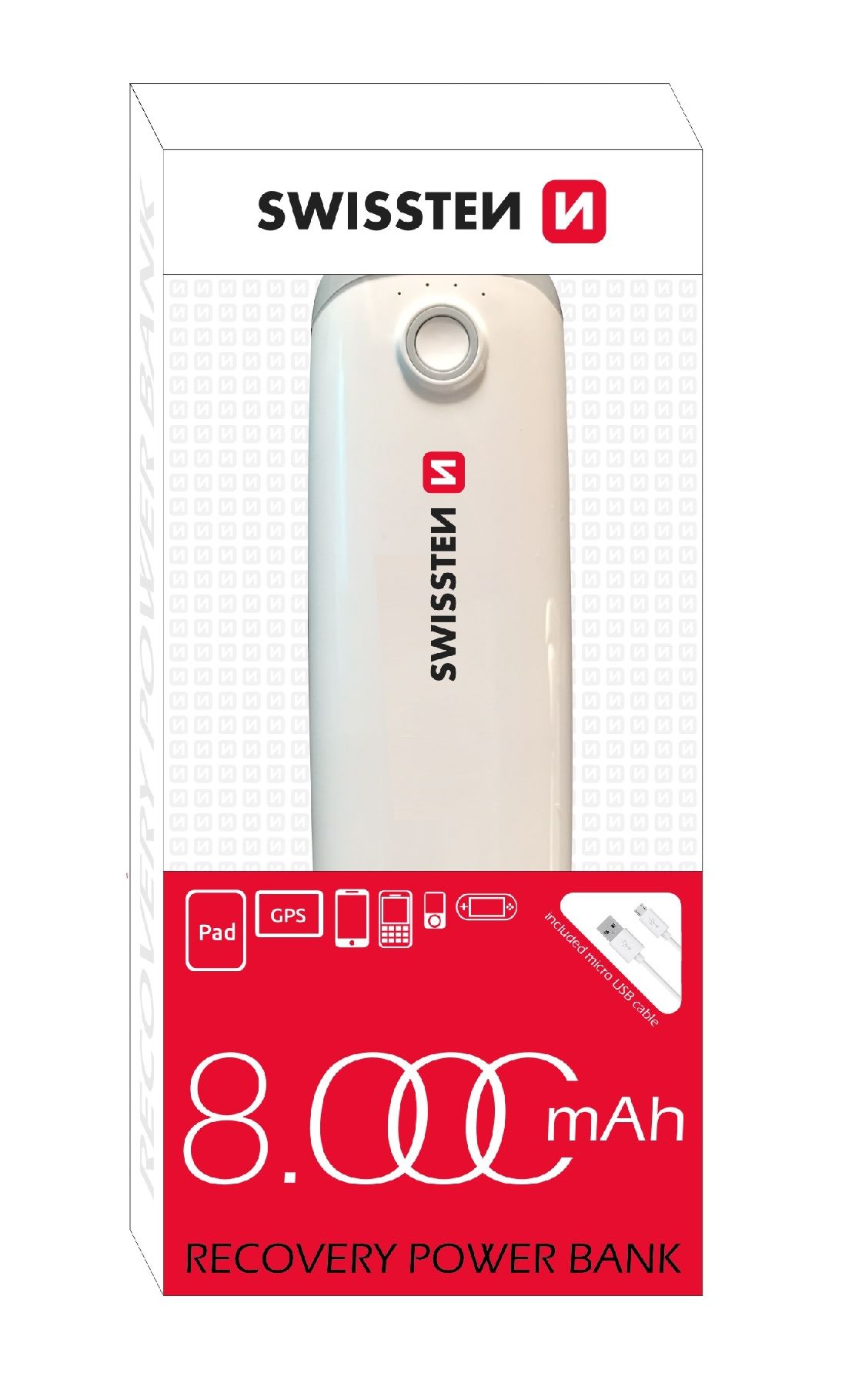 Power Bank SWISSTEN 8000 mAh