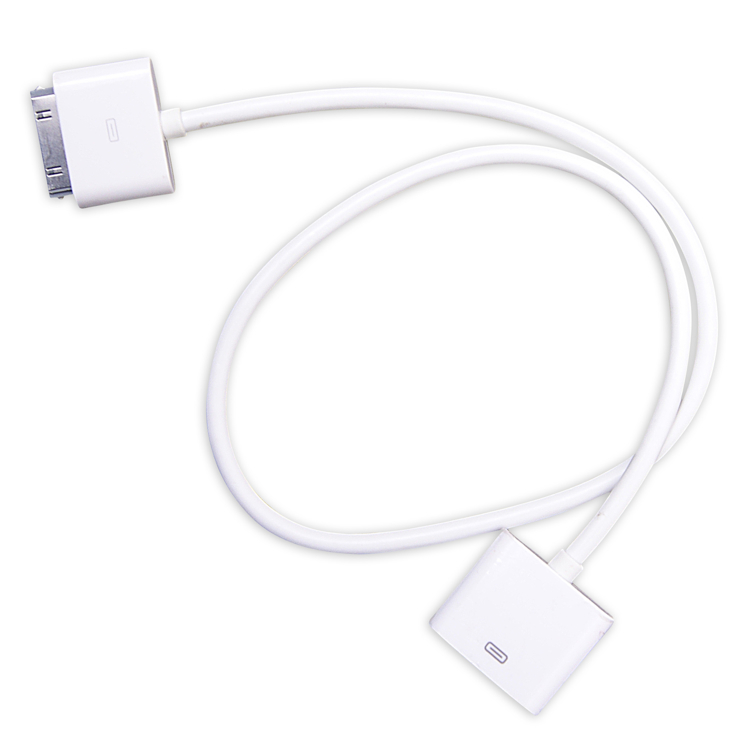 Prodlužovací kabel Apple iPhone 4 / 4S bílý bulk