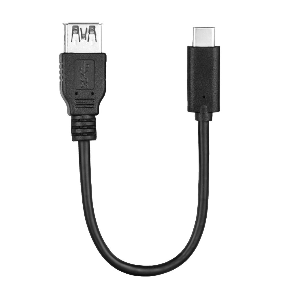 Redukce nabíjení USB - USB typ C 3.0 - OTG kabel černá