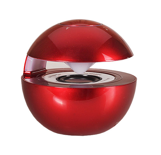 Reproduktory Bluetooth Led Ball červené