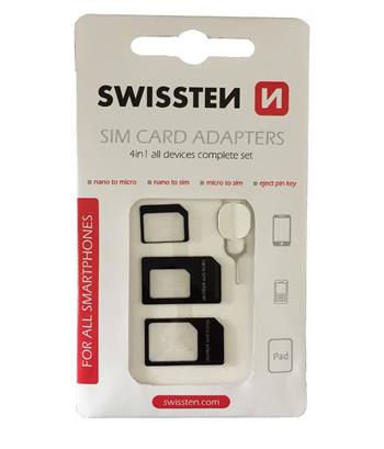 SIM adaptér SWISSTEN 4 v 1