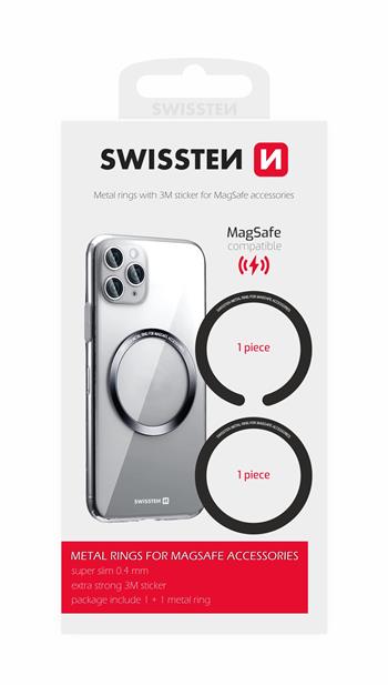 SWISSTEN set kovových podložek pro MagSafe