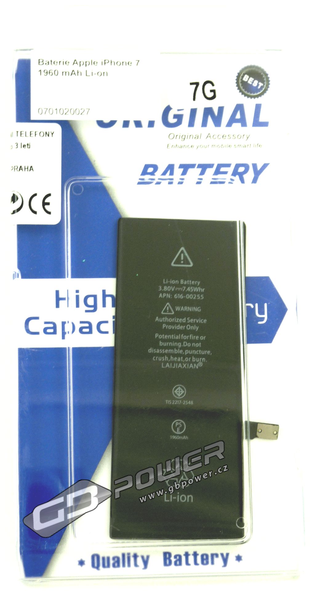 Baterie iPhone 7 1960 mAh Li-on