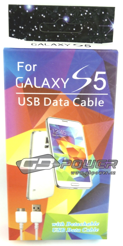 Datový kabel Samsung N9005 Galaxy Note 3 / G900F Galaxy S5 černý blistr