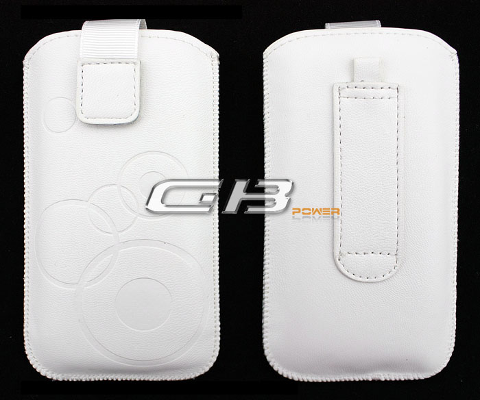 Pouzdro Forcell DEKO HTC Desire C / S5360 Galaxy Y / S6500 Galaxy Mini 2  / LG L3 bílé