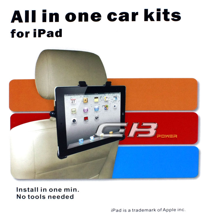 Držák do auta iPad 2 (C54+H40) na záhlavek