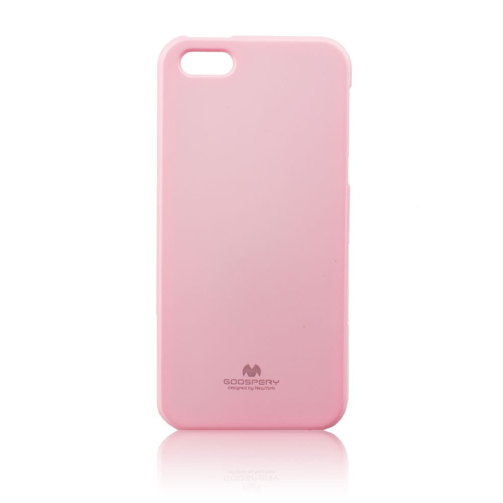 Pouzdro Jelly Mercury Apple iPhone 5 / 5S světle růžové