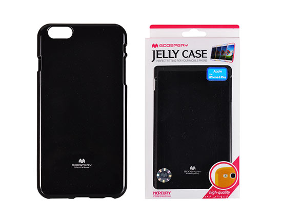 Pouzdro Jelly Mercury Apple iPhone 6 Plus černé