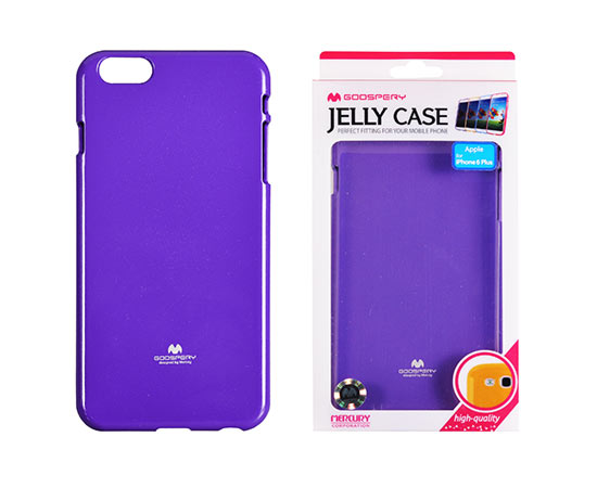 Pouzdro Jelly Mercury Apple iPhone 6 Plus fialové