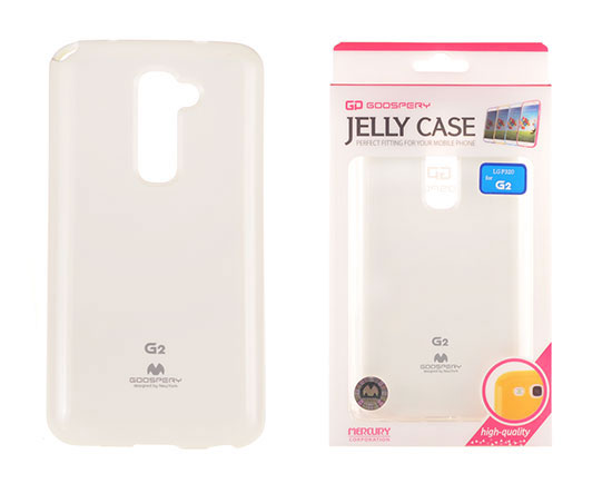 Pouzdro Jelly Mercury LG G2 Mini bílé