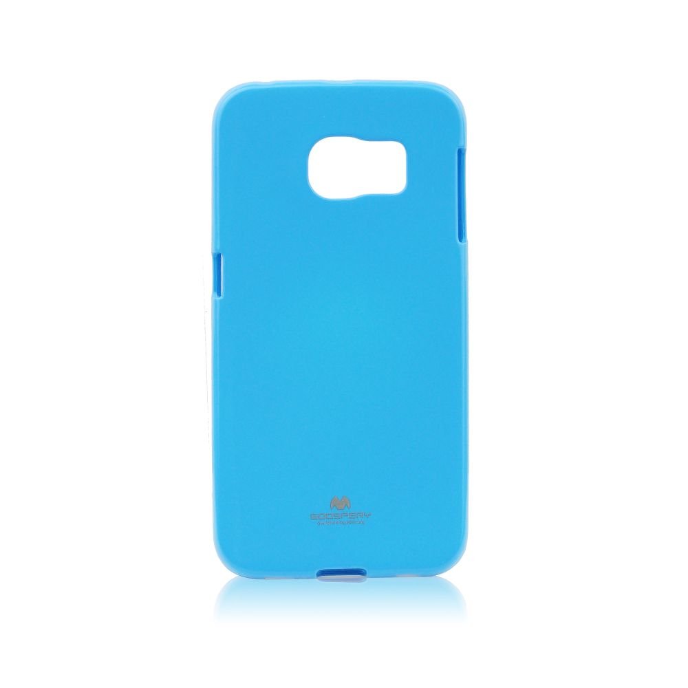 Pouzdro Jelly Mercury Samsung G925F Galaxy S6 Edge světle modré