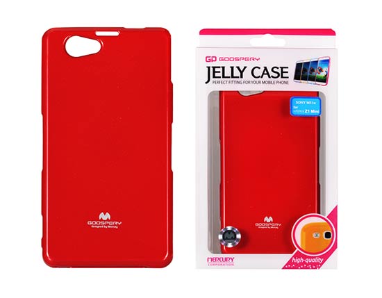 Pouzdro Jelly Mercury Sony Xperia Z1 Mini / Compact červené
