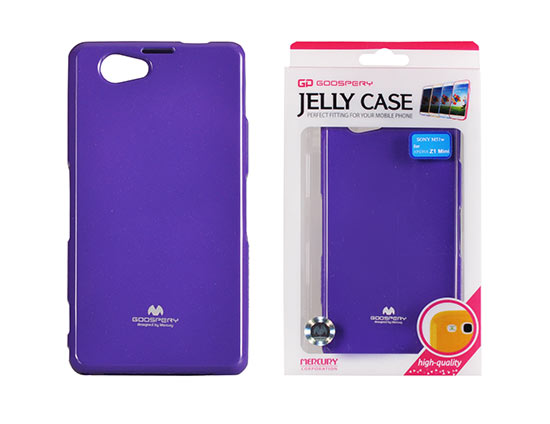 Pouzdro Jelly Mercury Sony Xperia Z1 Mini / Compact fialové